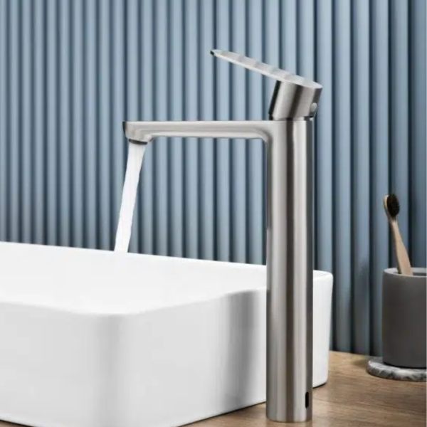 INTER CERAMIC VISOKA SLAVINA ZA UMIVAONIK MARSILIYA SS304 MAT SREBRNA - Slika 5