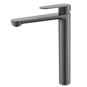 INTER CERAMIC TALL FAUCET FOR WASHBASIN VENICE SS304 GUN GRAY