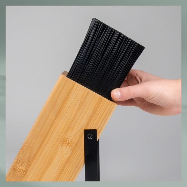 KELA BLOK ZA NOŽEVE KIRIL, 20x10x24cm BAMBUS CRNA - Slika 4