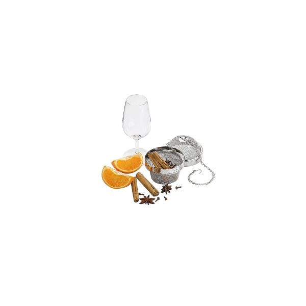 KELA TEA INFUSER, 9cm STAINLESS STEEL 18/10 SILVER - Image 3