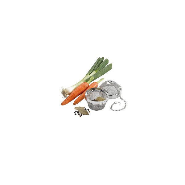 KELA TEA INFUSER, 9cm STAINLESS STEEL 18/10 SILVER - Image 4