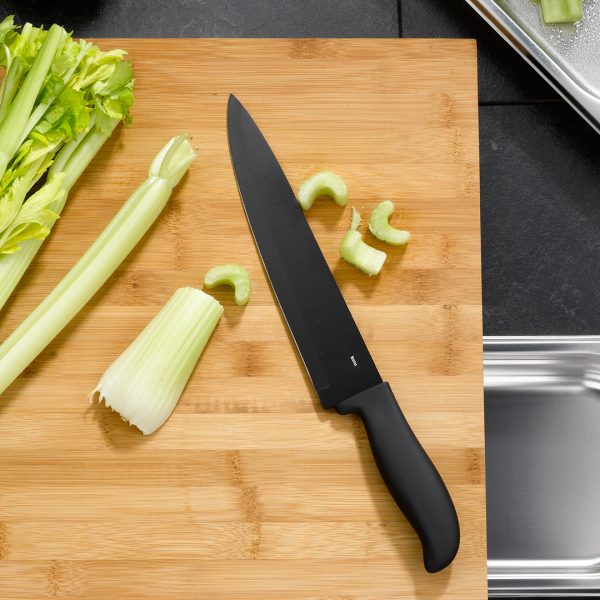KELA CHEF NOŽ ACIDA 32CM NEHRĐAJUĆI ČELIK CRNA - Slika 6