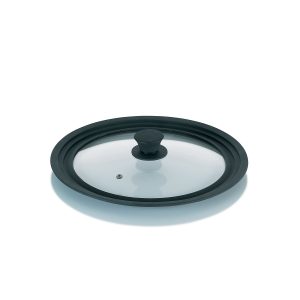 KELA LID CONCETTA, 6x33cm GLASS BLACK