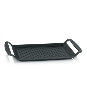 KELA GRILL PLATE KERROS, 30x24x4cm CAST ALUMINUM BLACK