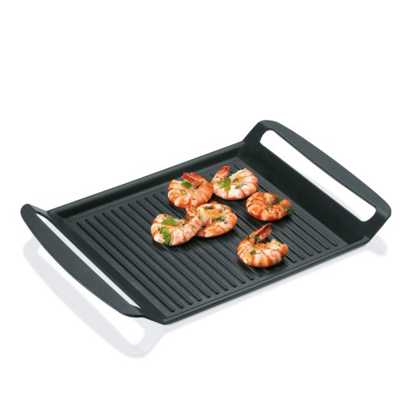 KELA GRILL PLATE KERROS, 30x24x4cm CAST ALUMINUM BLACK - Image 6