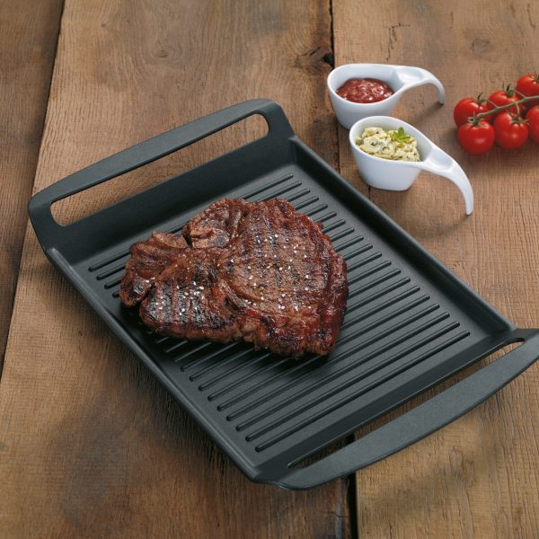 KELA GRILL PLATE KERROS, 30x24x4cm CAST ALUMINUM BLACK - Image 8