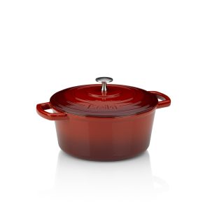 KELA ROUND BAKE CALIDO, 3.8l GUSANO IRON RED