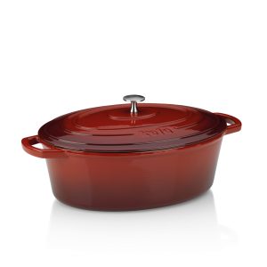 KELA OVAL BAKE CALIDO, 6l RED WROUGHT IRON