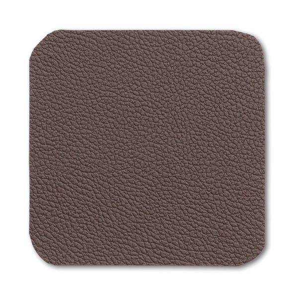 KELA SET PODMETAČA ZA ČAŠU KIMARA, 10x10x0,2cm PU-KOŽA SMEĐA 4/1