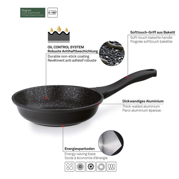 KELA PAN STELLA NOVA, 5x20cm CAST ALUMINUM BLACK - Image 9