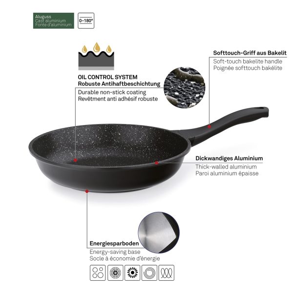 KELA PAN STELLA NOVA, 6x28cm CAST ALUMINUM BLACK - Image 9