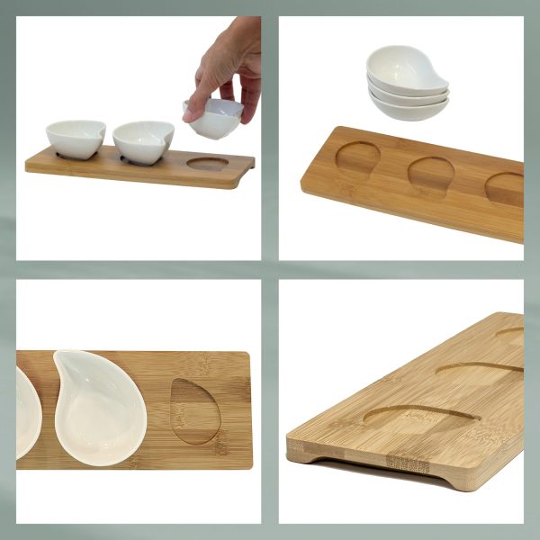 KELA SET ZDJELICA ZA POSLUŽIVANJE PHILIPA, 26x10x4,5cm PORCULAN BIJELA 4/1 - Slika 4