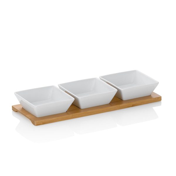 KELA SET ZDJELICA ZA POSLUŽIVANJE PHILIPA, 33,5x12x5cm PORCULAN BIJELA 4/1