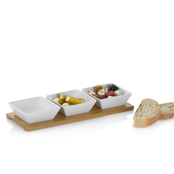 KELA SET ZDJELICA ZA POSLUŽIVANJE PHILIPA, 33,5x12x5cm PORCULAN BIJELA 4/1 - Slika 6