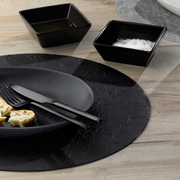 KELA SET OF PHILIP SERVING BOWL, 33.5x12x5cm BLACK PORCELAIN 4/1 - Image 6