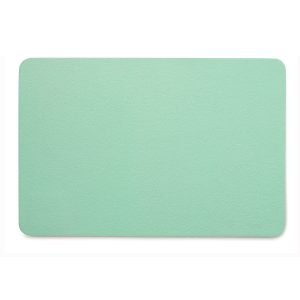 KELA TABLE PLATE KIMARA, 45x30x0.2cm PU-LEATHER MENTHOL