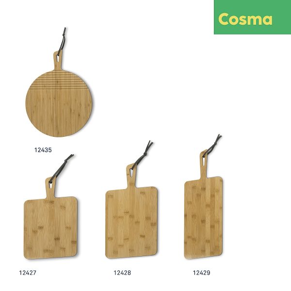 KELA COSMA SERVING BOARD, 42x2x32cm BAMBOO LIGHT BROWN - Image 9