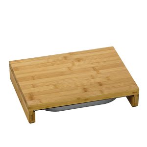 KELA CUTTING BOARD KENINA, 36x27x7cm BAMBOO LIGHT BROWN