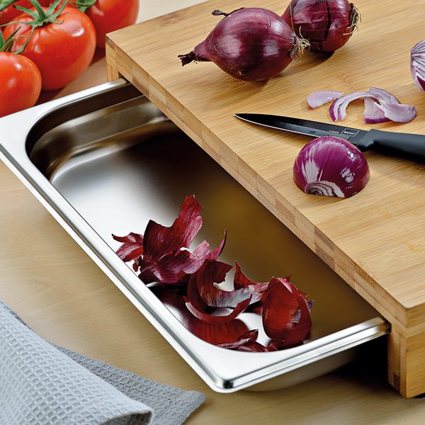 KELA CUTTING BOARD KENINA, 36x27x7cm BAMBOO LIGHT BROWN - Image 6
