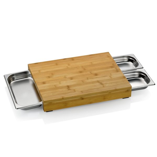 KELA CUTTING BOARD KENINA, 46x36x7cm BAMBOO LIGHT BROWN - Image 5