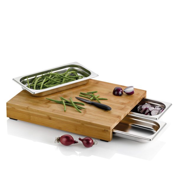 KELA CUTTING BOARD KENINA, 46x36x7cm BAMBOO LIGHT BROWN - Image 6