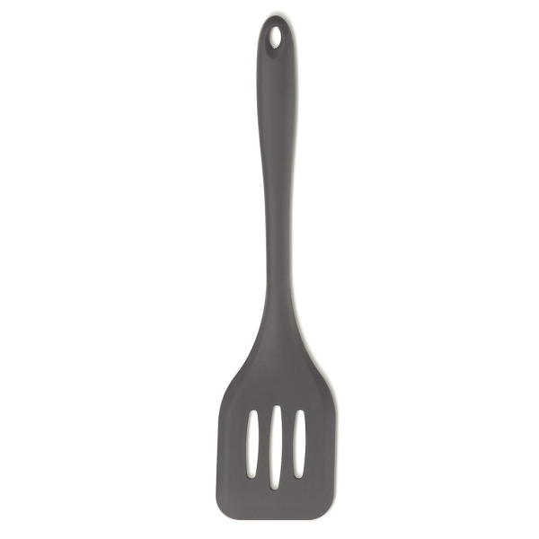 KELA PERFORATED SPATULA TOM, 29x7cm SILICONE GRAY - Image 2