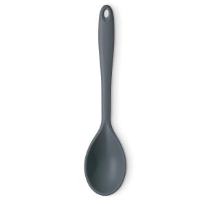 KELA SERVING SPOON TOM, 28x6cm SILICONE GRAY
