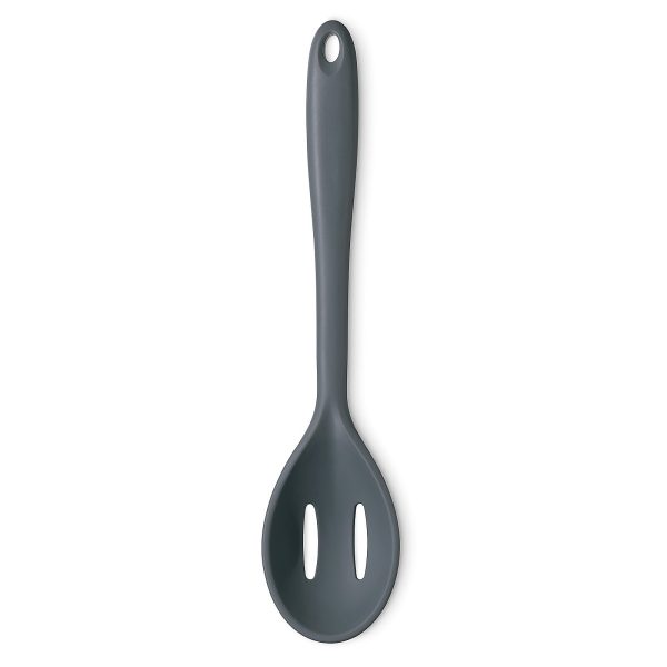 KELA SERVING SPOON TOM, 28x6cm SILICONE GRAY