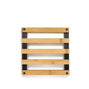 KELA KIRIL POT TRIM, 20x20x3cm BAMBOO BLACK
