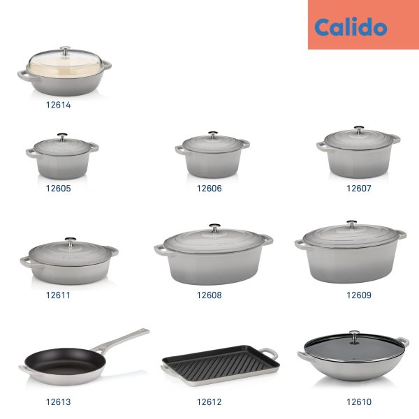 KELA OVAL BAKE CALIDO, 6l WROUGHT IRON, LIGHT GRAY - Image 10