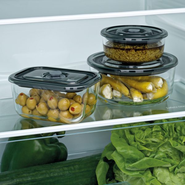KELA FIREPROOF FOOD CONTAINER WITH LID AURELIA, 0.4l TRANSPARENT GLASS - Image 7