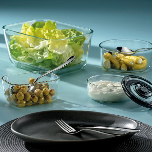 KELA FIREPROOF FOOD CONTAINER WITH LID AURELIA, 2.5l TRANSPARENT GLASS - Image 7