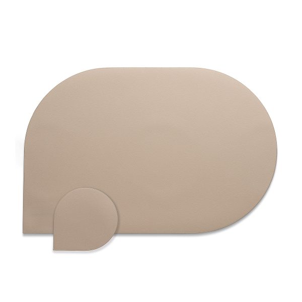 KELA PODMETAČ ZA STOL EDEL, 45x30x0,17cm PU-KOŽA BEŽ - Slika 5