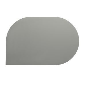 KELA TABLE PAD EDEL, 45x30x0.17cm PU-LEATHER LIGHT GRAY