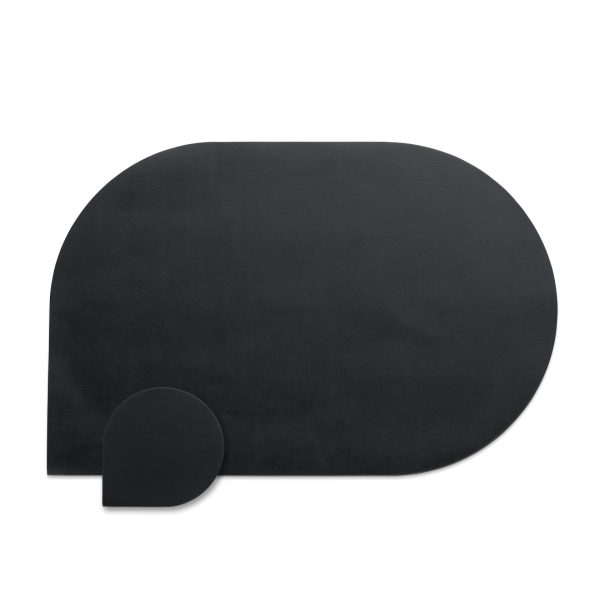 KELA PODMETAČ ZA STOL EDEL, 45x30x0,17cm PU-KOŽA CRNA - Slika 5
