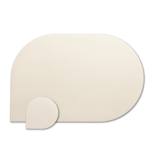 KELA PODMETAČ ZA STOL EDEL, 45x30x0,17cm PU-KOŽA BIJELA - Slika 5