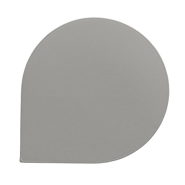 KELA COAST SET FOR EDEL, 10x10x0.17cm PU-LEATHER LIGHT GRAY 4/1