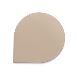 KELA SET OF COASTERS FOR EDEL, 10x10x0.17cm PU-LEATHER BEIGE 4/1
