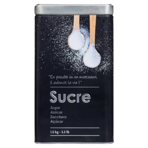 FIVE DOZA ZA ŠEĆER SUGAR 10.7X18.4CM METAL CRNA - Slika 7