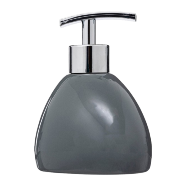 FIVE SILK SOAP DISPENSER, 13X10.8X8.5 CM, CERAMIC, GRAY - Image 3