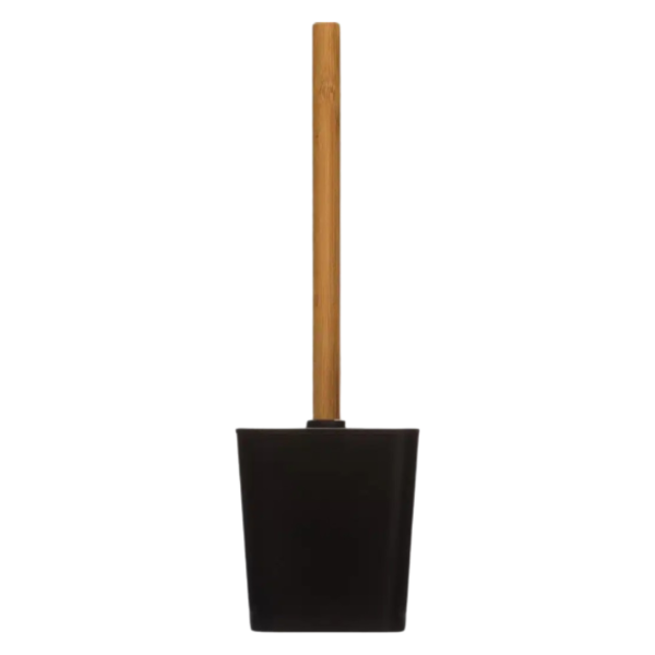 FIVE TOILET BRUSH NATUREO, 38X11.7X11.7X CM, POLYSTYRENE/BAMBOU, BLACK - Image 5