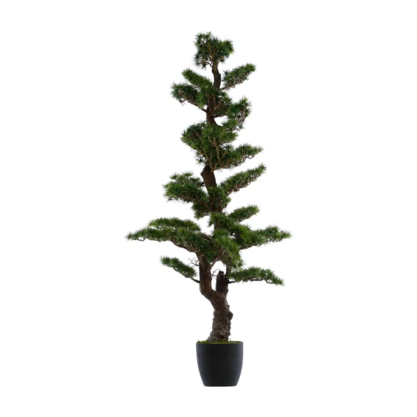 ATMOSPHERA ARTIFICIAL FLOWER BONSAI 149CM PE/CEMENT BLACK - Image 4