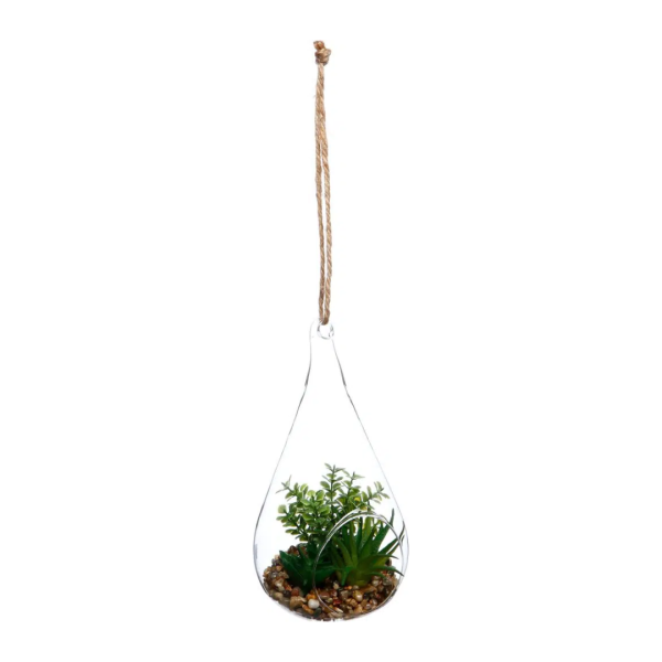 ATMOSPHERA ARTIFICIAL FLOWER 19.5CM GLASS/PES MULTICOLOUR - Image 7