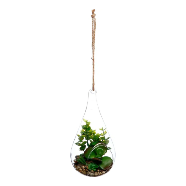 ATMOSPHERA ARTIFICIAL FLOWER 19.5CM GLASS/PES MULTICOLOUR - Image 9