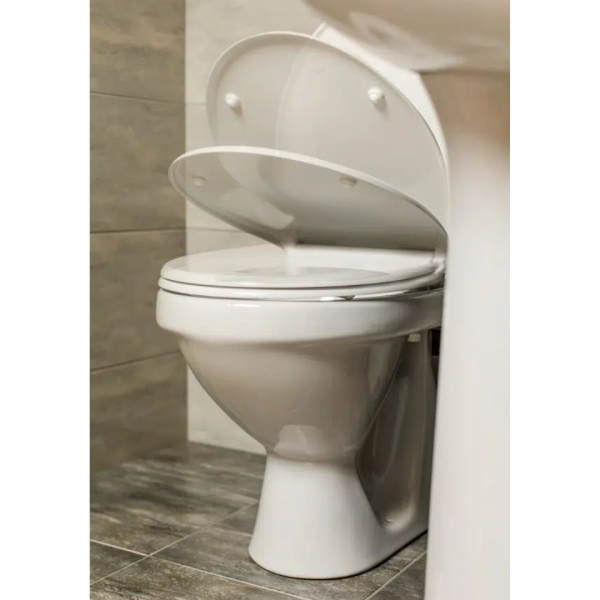 GEPARD SANITARY WC DASKA 43,7x37,8 cm, 2,36 kg, DUROPLAST, OKOV C9, BF+TFP-SC/TAKE OFF, BIJELA EUROSTANDARD - Slika 5