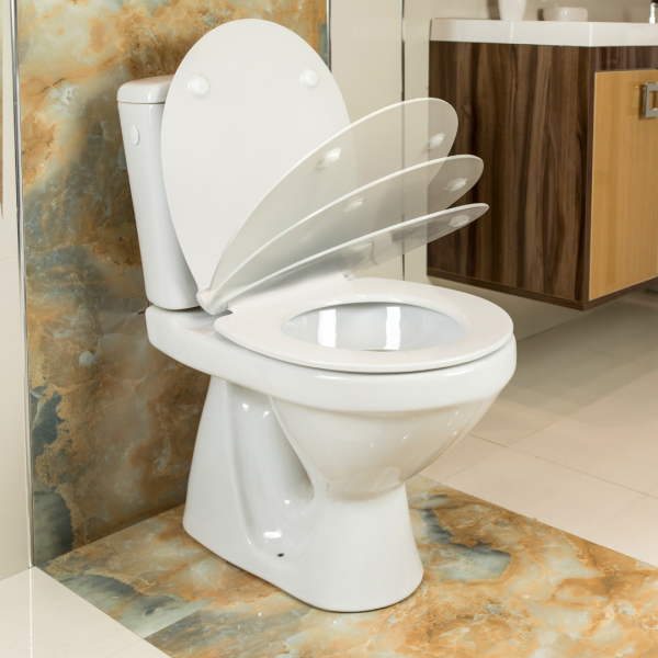 GEPARD SANITARY TOILET BOARD 44.7x37 cm, 2.62 kg, DUROPLAST, HARDWARE C9, BF+TFP-SC/TAKE OFF, WHITE SLIM - Image 8