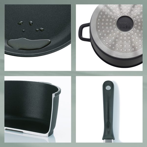 KELA PAN KERROS, 4.5x24cm CAST ALUMINUM BLACK - Image 3