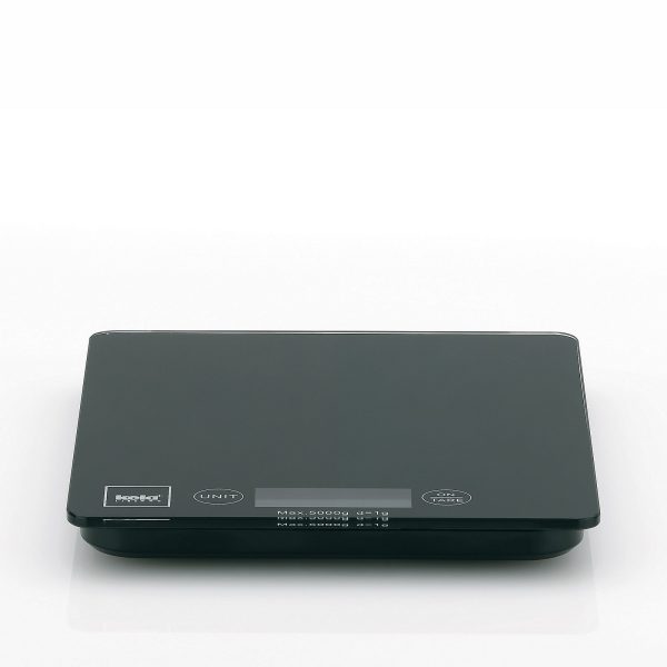 KELA KITCHEN SCALE PINT, 15x23x1.5cm BLACK GLASS - Image 3