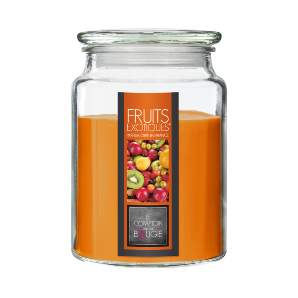 ATMOSPHERA SCENTED CANDLE NINA EXOTIC FRUIT 10X14.5CM GLASS/WAX ORANGE - Image 4