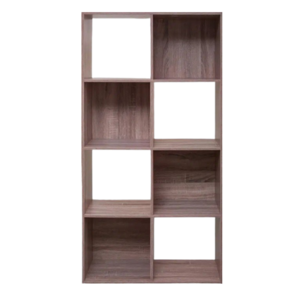 FIVE SHELF MIX 8 OPENINGS MODULE 67.5X32X134CM NATURAL VENEER - Image 7